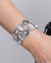 Load image into Gallery viewer, Affixed Appeal - White Bracelet
