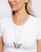 Load image into Gallery viewer, Papillon Pizzazz - Yellow - Paparazzi Necklace

