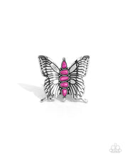 Load image into Gallery viewer, Brash Butterfly - Pink Ring
