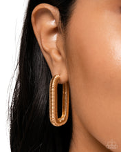 Load image into Gallery viewer, Spiral Supply - Gold Hoops - Paparazzi
