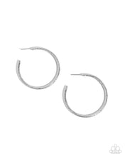 Load image into Gallery viewer, Serious Sass - Silver Hoops
