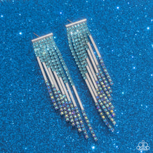 Load image into Gallery viewer, PREORDER ~ Careless Cascade - Blue - Paparazzi Earrings
