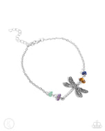 Dragonfly Dawn - Multi Anklet - Paparazzi