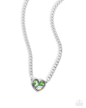 Load image into Gallery viewer, Tasteful Triad - Green - Paparazzi Necklace
