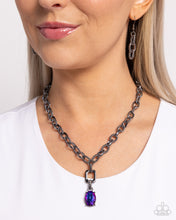 Load image into Gallery viewer, Refulgent Recognition - Purple - Paparazzi Necklace
