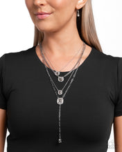 Load image into Gallery viewer, Dazzle and Stretch - Silver - Paparazzi Necklace
