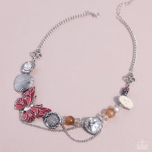 Load image into Gallery viewer, Whimsical Whisper - Red - Paparazzi Necklace

