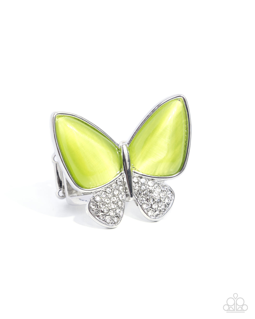 Fluttering Flex - Green - Paparazzi Ring