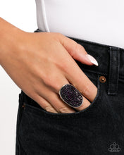 Load image into Gallery viewer, Exaggerated Elitist - Purple Ring - Paparazzi
