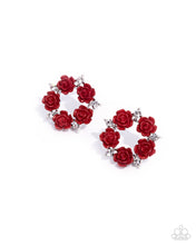 Load image into Gallery viewer, Grace Personified - Red Rose - Paparazzi Earrings
