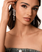 Load image into Gallery viewer, Stellar Scale - White Star Earrings - Paparazzi
