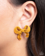 Load image into Gallery viewer, Dapper Dedication - Yellow Earrings
