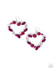 Load image into Gallery viewer, Heart Hierarchy - Pink - Paparazzi Earrings
