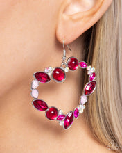 Load image into Gallery viewer, Heart Hierarchy - Pink - Paparazzi Earrings
