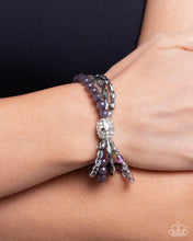 Load image into Gallery viewer, Beaded Boundary - Silver - Paparazzi Bracelet
