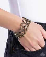 Load image into Gallery viewer, Butterfly Business - Brass Bracelet
