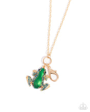 Load image into Gallery viewer, Tree Frog - Gold - Paparazzi Necklace
