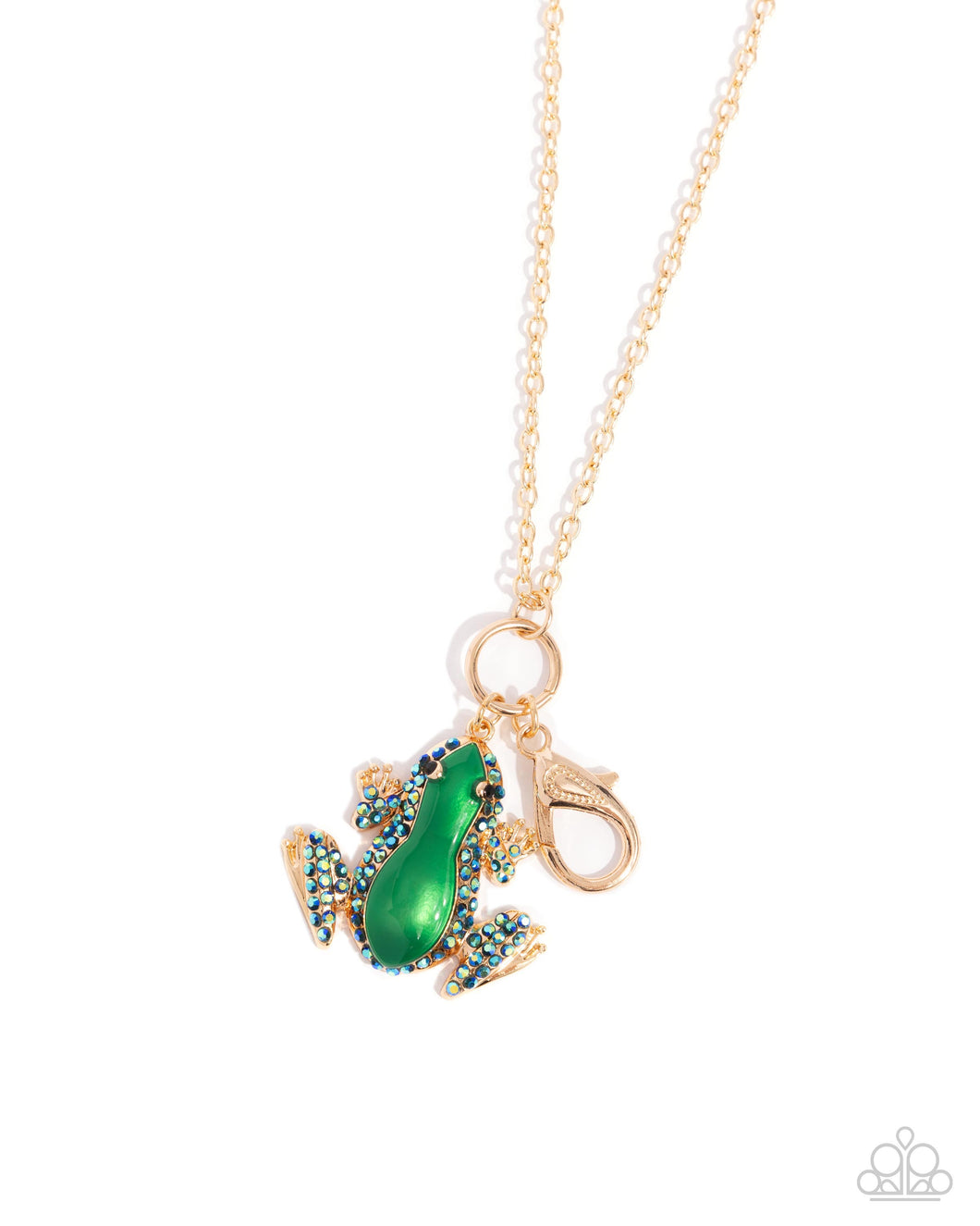 Tree Frog - Gold - Paparazzi Necklace