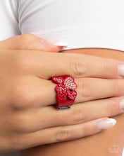 Load image into Gallery viewer, PREORDER ~ Honorable Hearts - Red - Paparazzi ring
