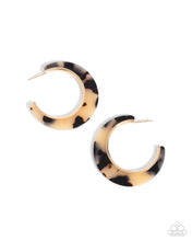 Load image into Gallery viewer, Patterned Promotion - Brown - Paparazzi Earrings
