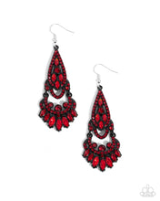 Load image into Gallery viewer, Opera Stage - Red - Paparazzi Earrings
