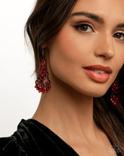 Load image into Gallery viewer, Opera Stage - Red - Paparazzi Earrings
