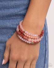 Load image into Gallery viewer, Defaced Dance - Pink - Paparazzi Coil Bracelet
