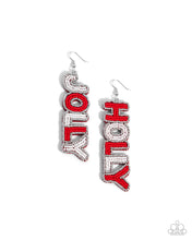 Load image into Gallery viewer, Jolly Holiday - Multi - Paparazzi Earrings
