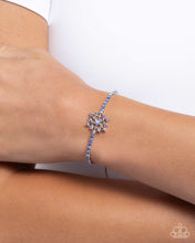 Load image into Gallery viewer, Snow Angel Shimmer - Blue - Paparazzi Bracelet
