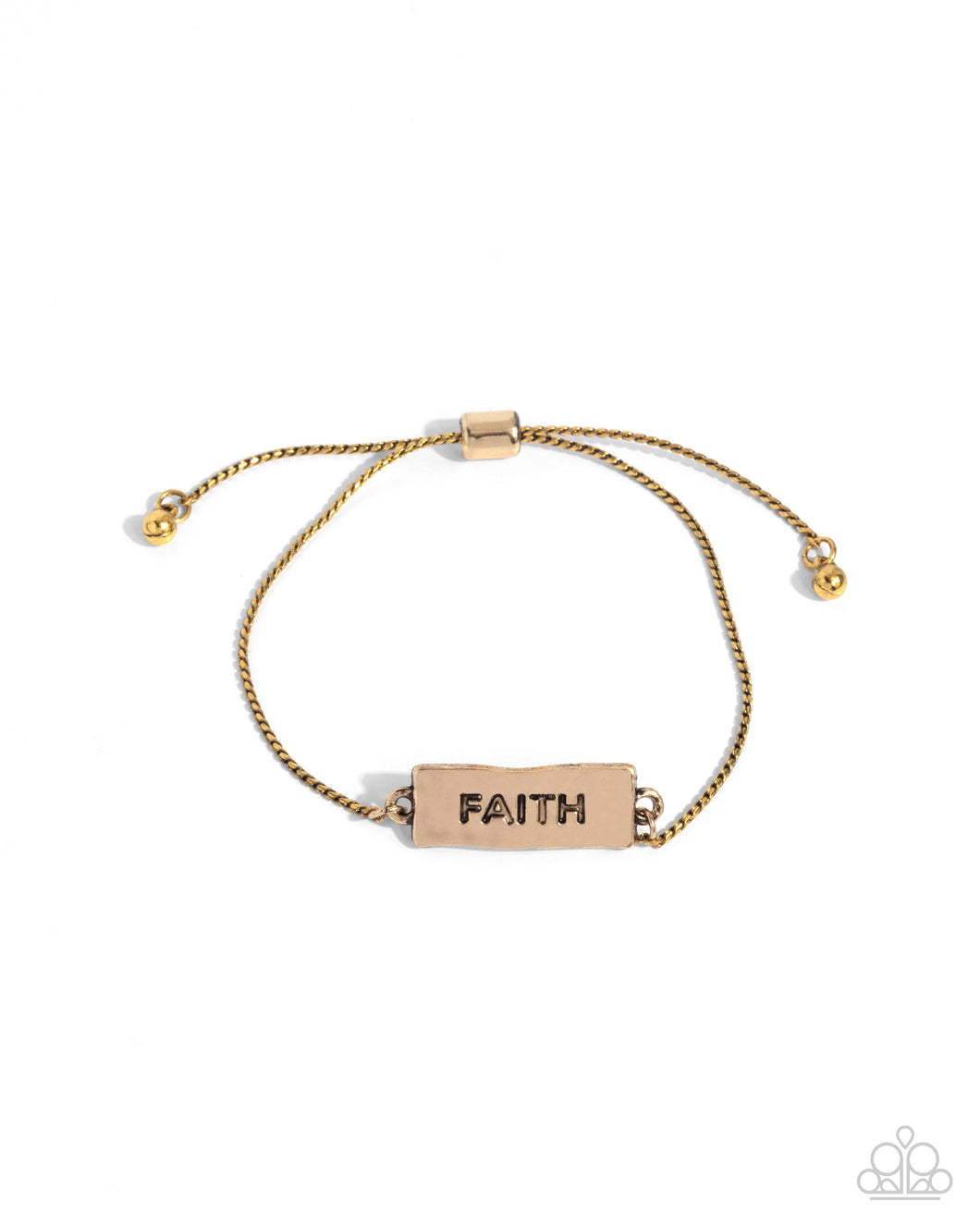 Confession of Faith - Gold - Paparazzi Bracelet