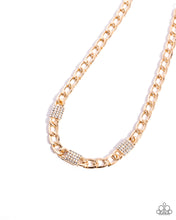 Load image into Gallery viewer, Impressive Independence - Gold - Paparazzi Necklace
