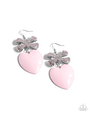 Load image into Gallery viewer, Suitable Sweetheart - Pink - Paparazzi Earrings
