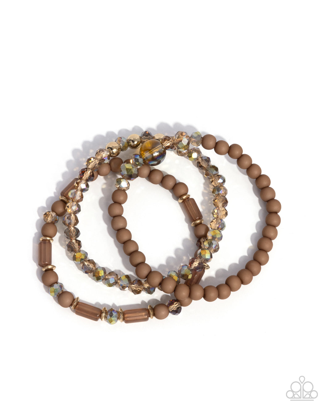 Dreamy Dance - Brown - Paparazzi Bracelet