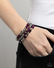 Load image into Gallery viewer, Complimentary Chic - Purple - Paparazzi Bracelet
