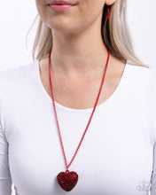 Load image into Gallery viewer, Smitten Sensation - Red - Paparazzi Necklace
