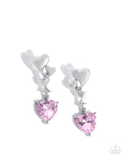 Load image into Gallery viewer, PREORDER ~ Valentines Vaudeville - Pink - Paparazzi Earrings
