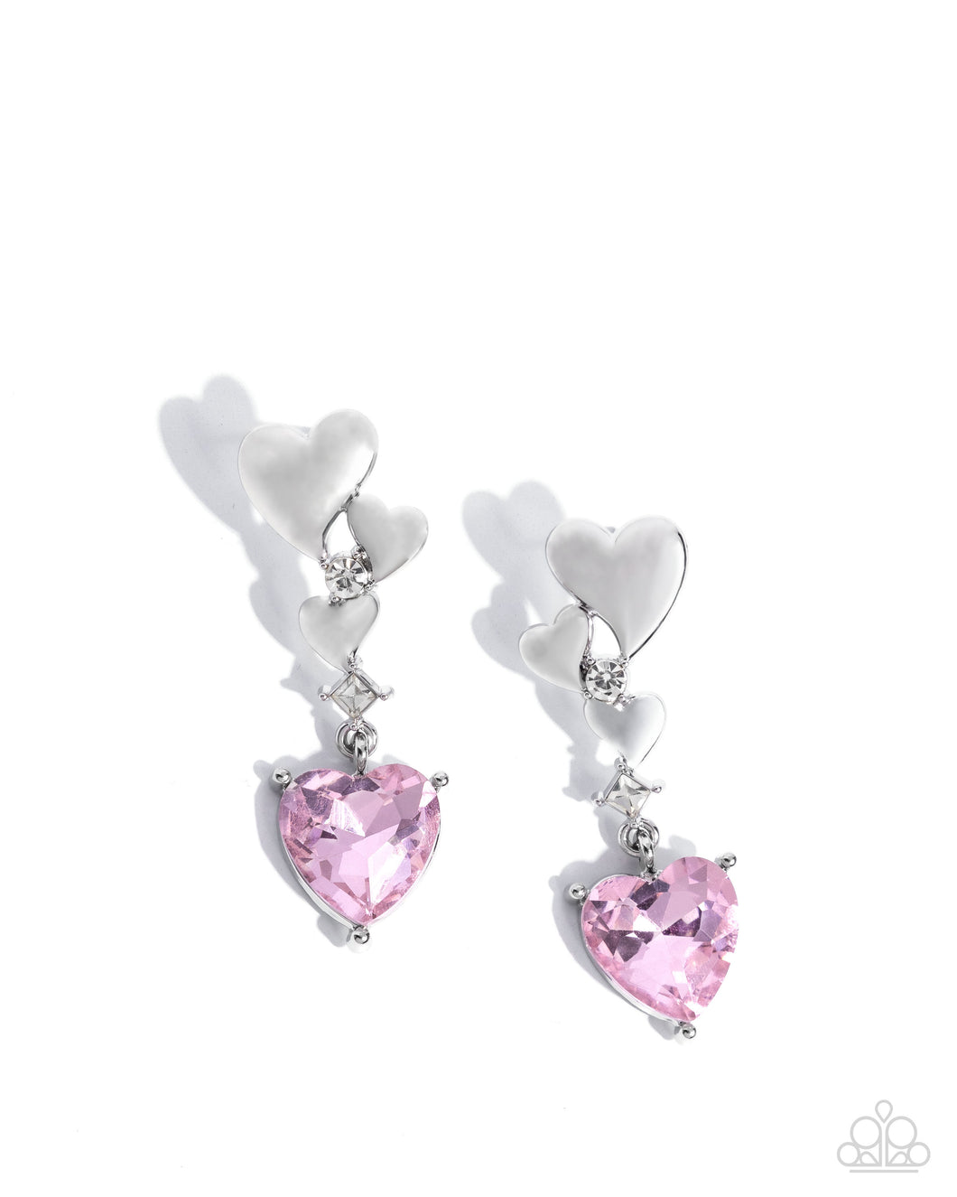 PREORDER ~ Valentines Vaudeville - Pink - Paparazzi Earrings