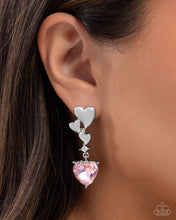 Load image into Gallery viewer, PREORDER ~ Valentines Vaudeville - Pink - Paparazzi Earrings
