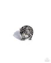 Load image into Gallery viewer, Noble Steed - White - Paparazzi Ring
