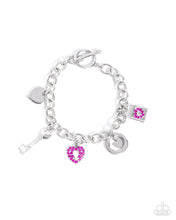 Load image into Gallery viewer, Complete Pink Heart Charm Look - Paparazzi
