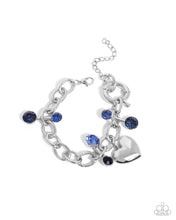 Load image into Gallery viewer, Complete Look - Shimmer Blue Necklace &amp; Bracelet Set
