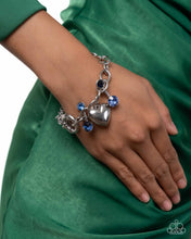 Load image into Gallery viewer, Complete Look - Shimmer Blue Necklace &amp; Bracelet Set
