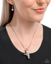Load image into Gallery viewer, Sneaker Shimmer - White - Paparazzi Necklace

