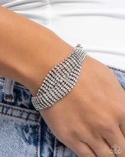 Load image into Gallery viewer, Trustworthy Twist - White - Paparazzi Bracelet
