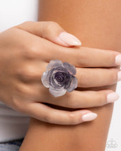 Load image into Gallery viewer, Floral Intentions - Purple - Paparazzi ring
