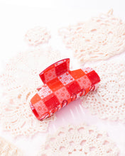 Load image into Gallery viewer, Patchwork Promise - Red Hair Clip
