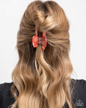 Load image into Gallery viewer, Patchwork Promise - Red Hair Clip
