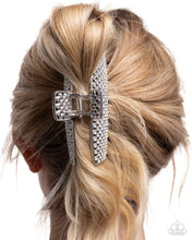 Load image into Gallery viewer, Glittery Gesture - White - Paparazzi
