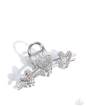 Load image into Gallery viewer, Romantic Rampage - White Hair Clip - Paparazzi
