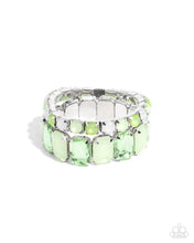 Load image into Gallery viewer, Mismatched Mood - Green Bracelet
